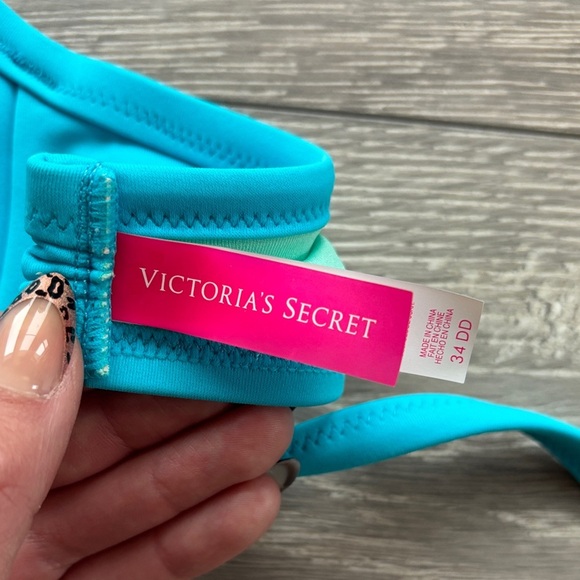 Victoria's Secret Teal and Turquoise Bikini - Picture 2 of 6